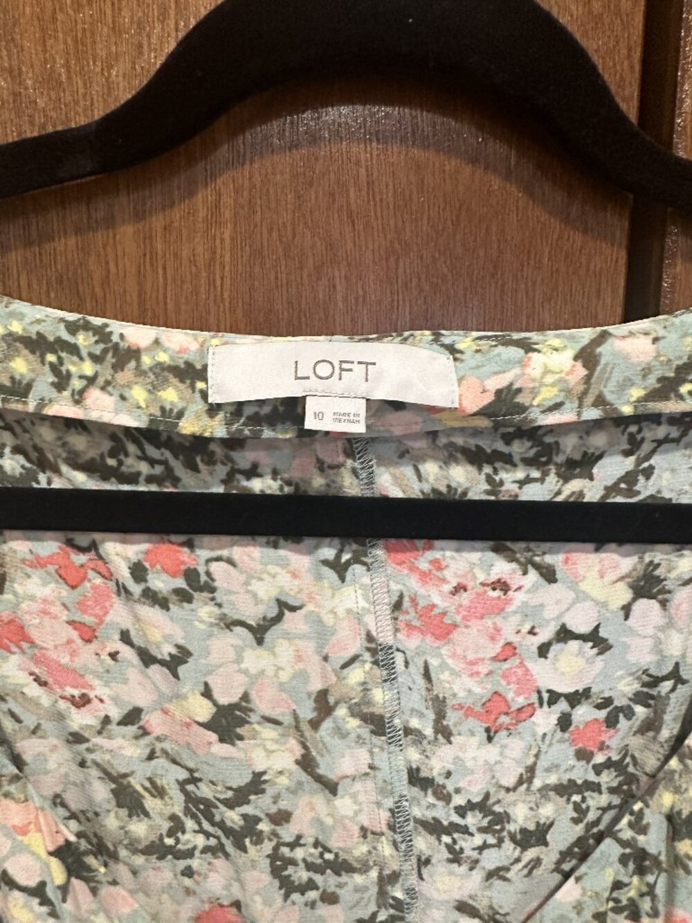 Floral Cap Sleeve Midi Dress – Sweetheart Neckline, A-Line – Romantic Spring/Sum - Picture 4 of 4
